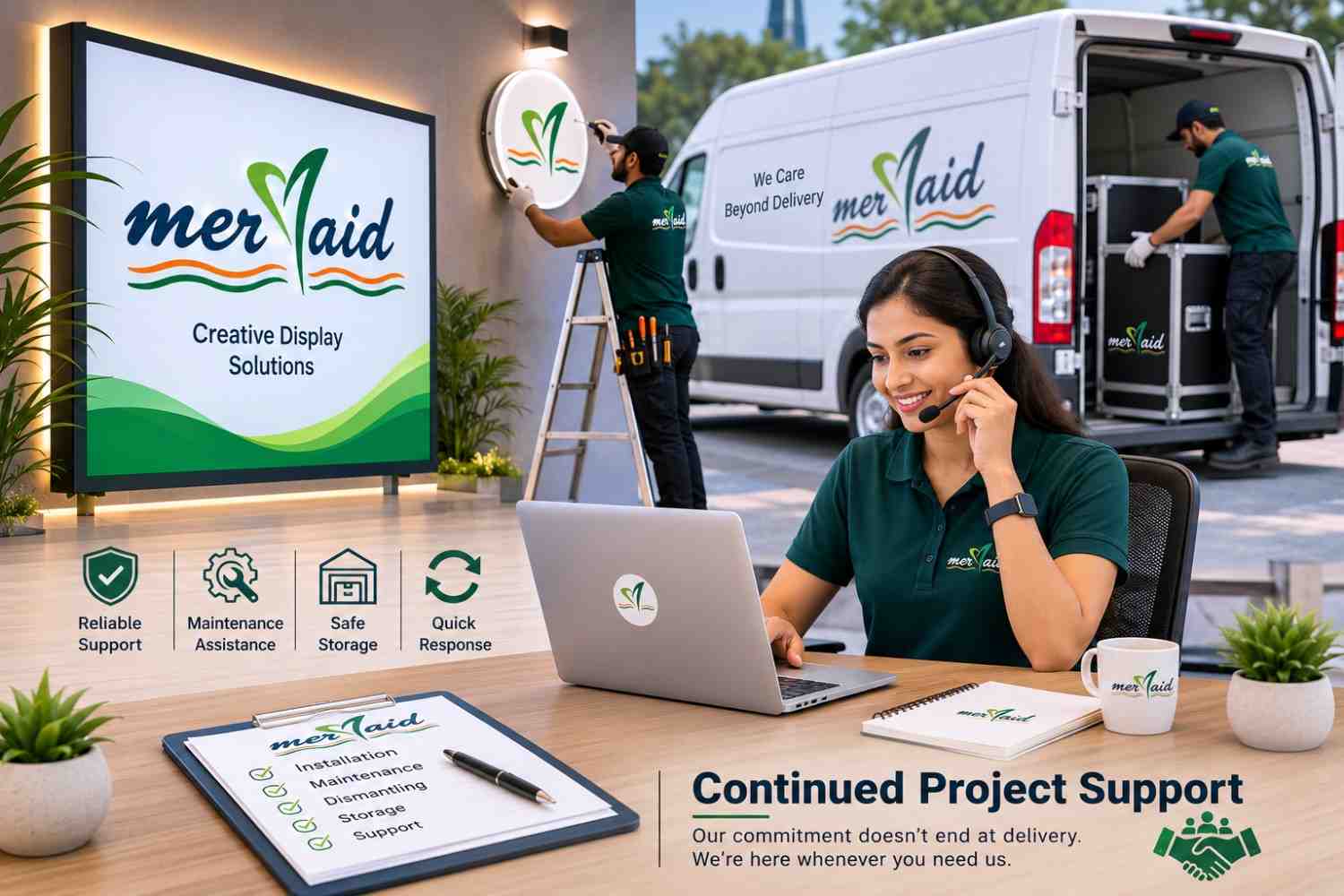 Post sales service and maintenance support
