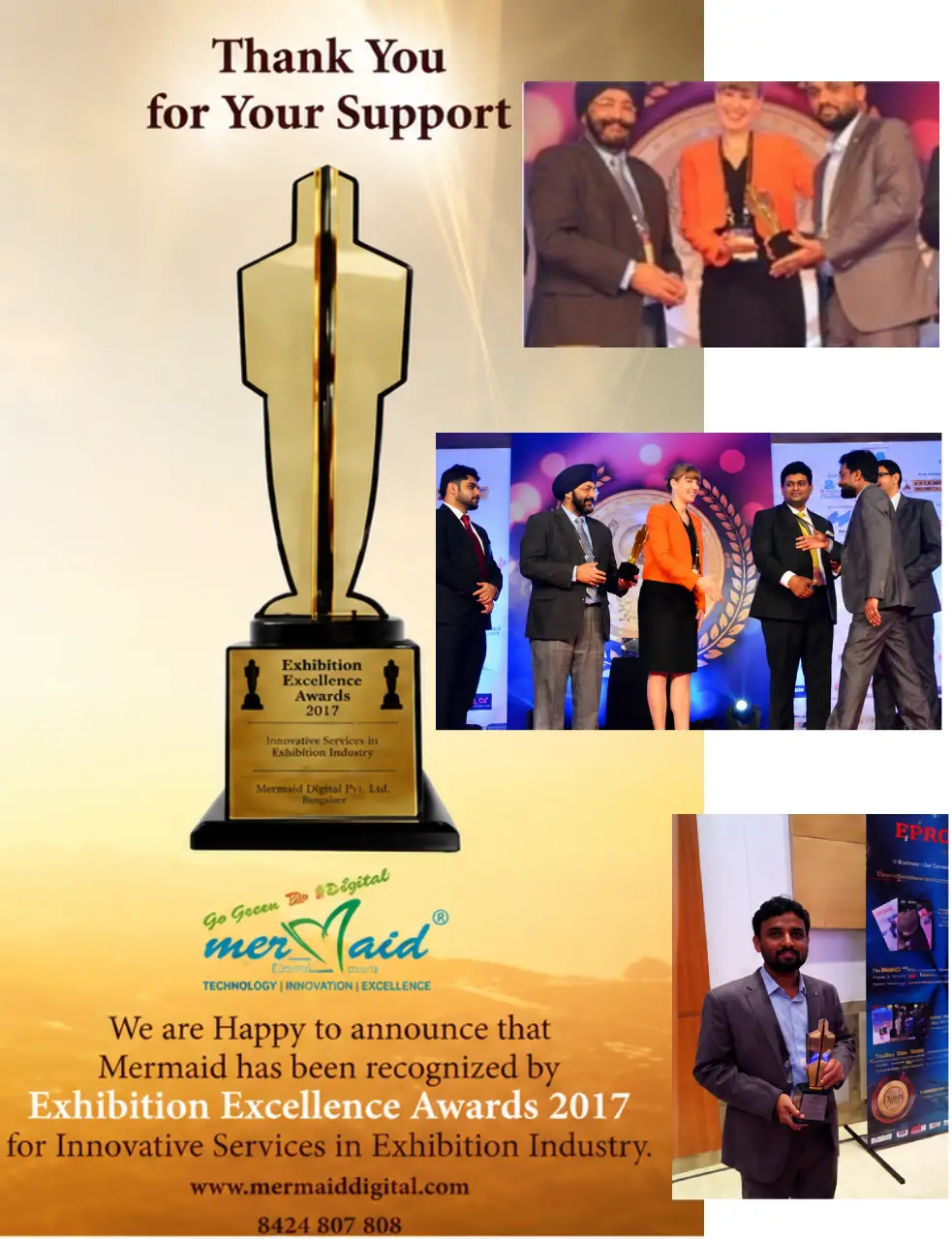 Mermaid Digital Exhibition Excellence Award 2017